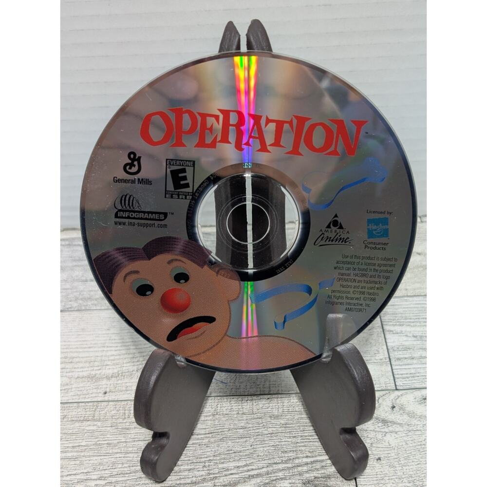 Operation General Mills Edition Hasbro (PC, 1998) Disc Only, Ship W/ No Tracking